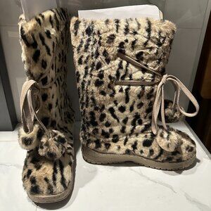 Colin Stuart Faux Fur Boots